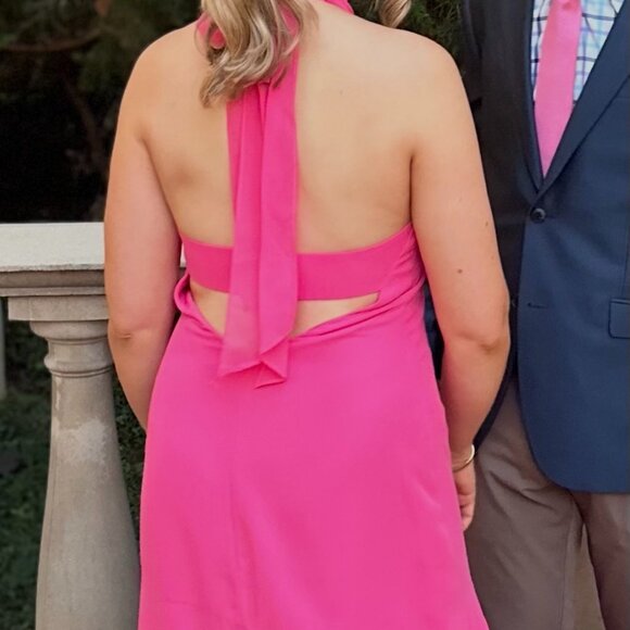 Hot pink bridesmaid dress - Picture 4 of 5